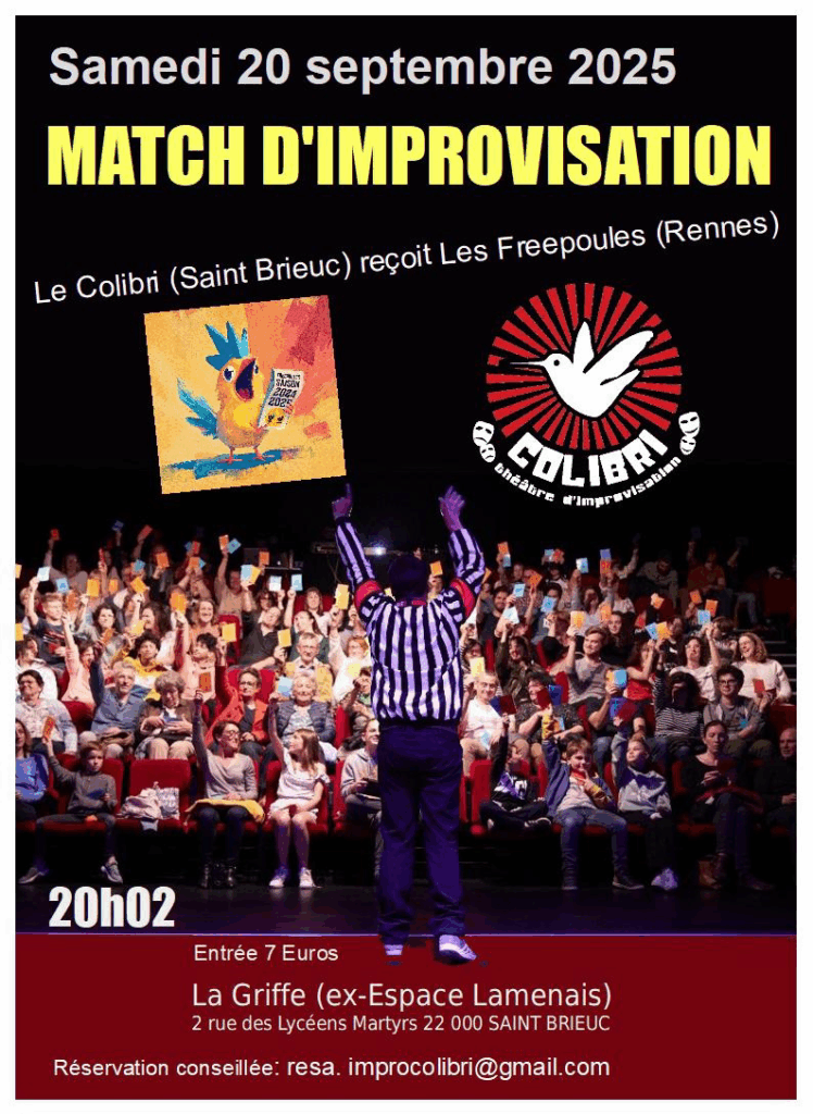 Match à La Griffe à Saint-Brieuc. Le Colibri rencontre les freepoules de Rennes