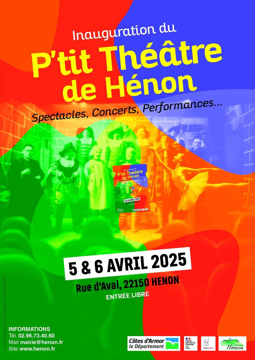 5 et 6 avril 2025 – Inauguration du P’tit théâtre de Hénon
