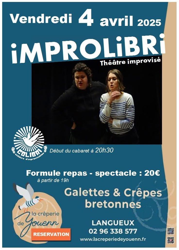 4 avril 2025 – cabaret à la Crêperie de Youenn à Langueux