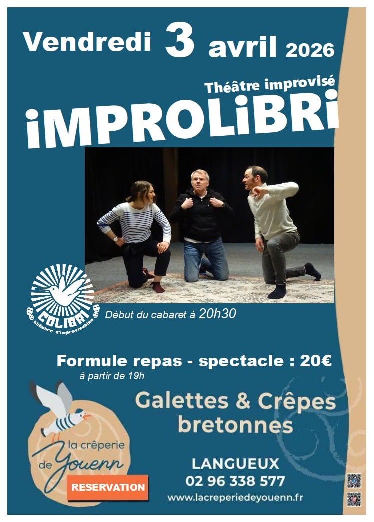 Cabaret Chez Youenn – 03 Avril 2026 (20h30)