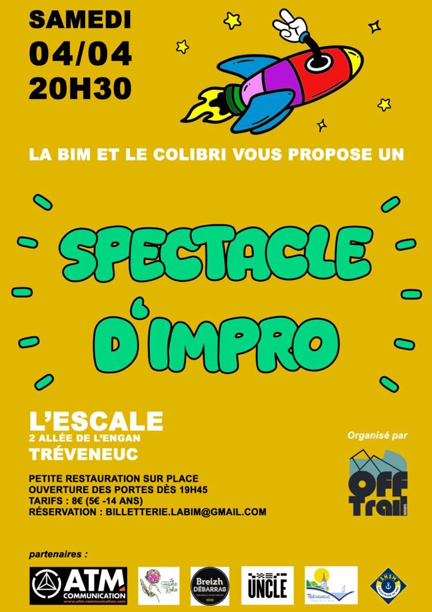 Spectacle d’Impro – Le Colibri et la BIM – 4 avril 2026