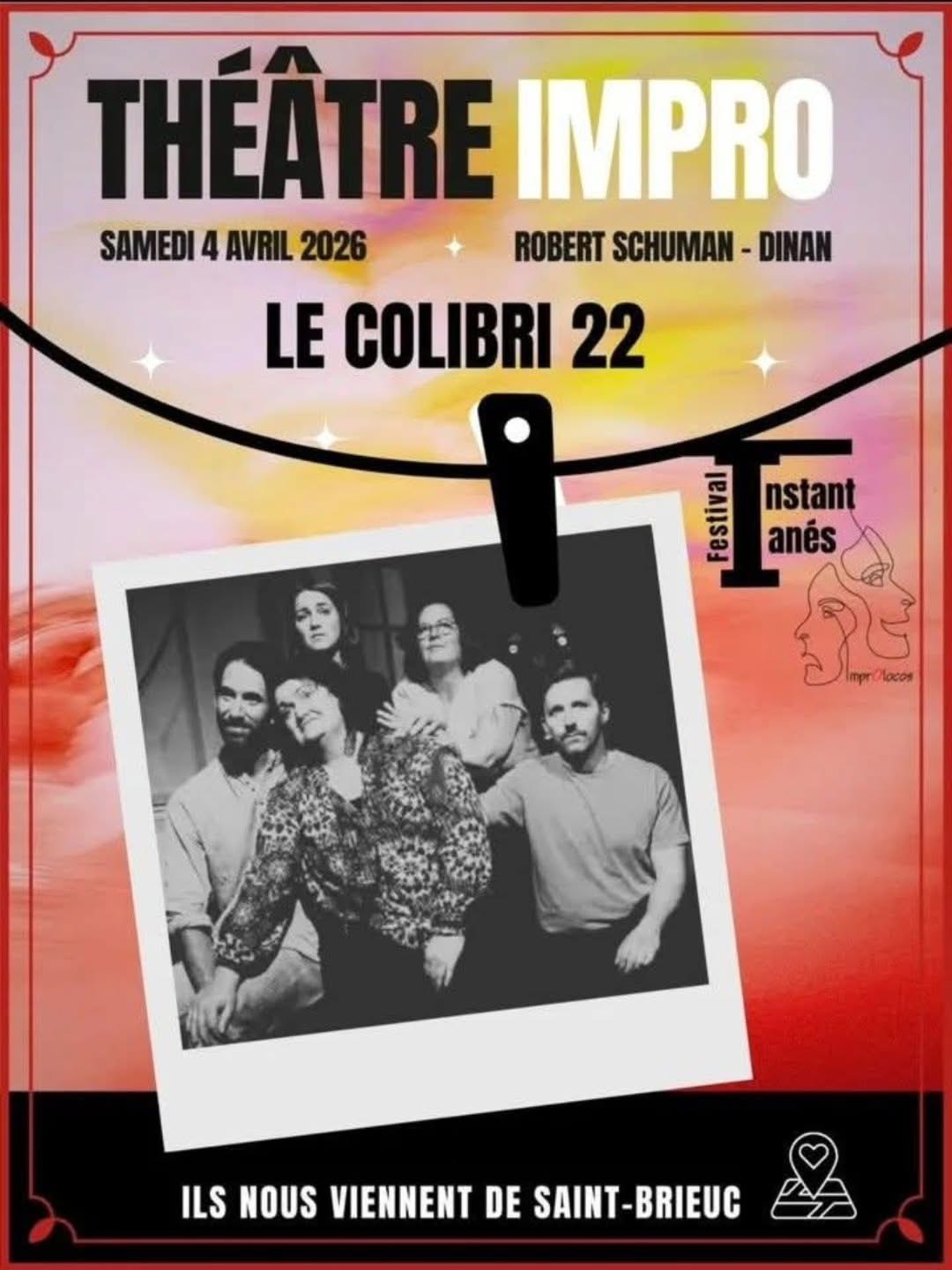 04 avril 2026 – Festival d’impro Les Instantanés (Dinan)