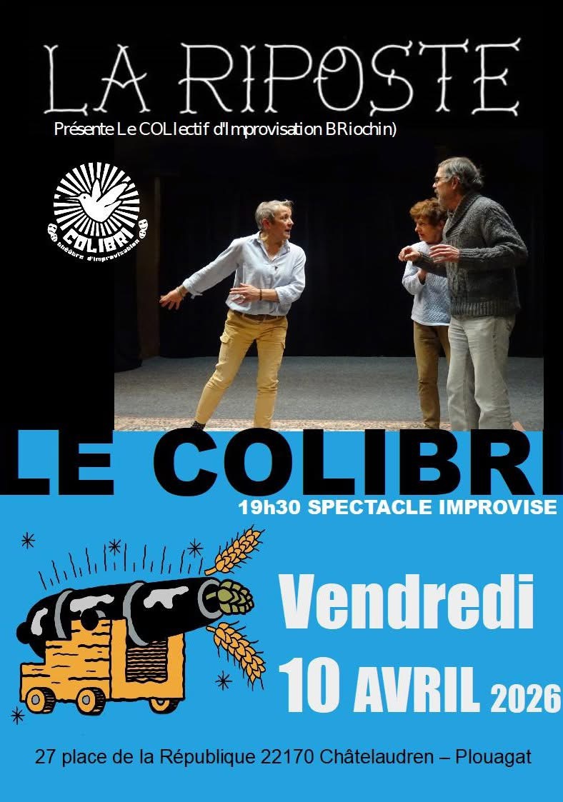 Cabaret 10 avril 2026 à La Riposte -Chatelaudren