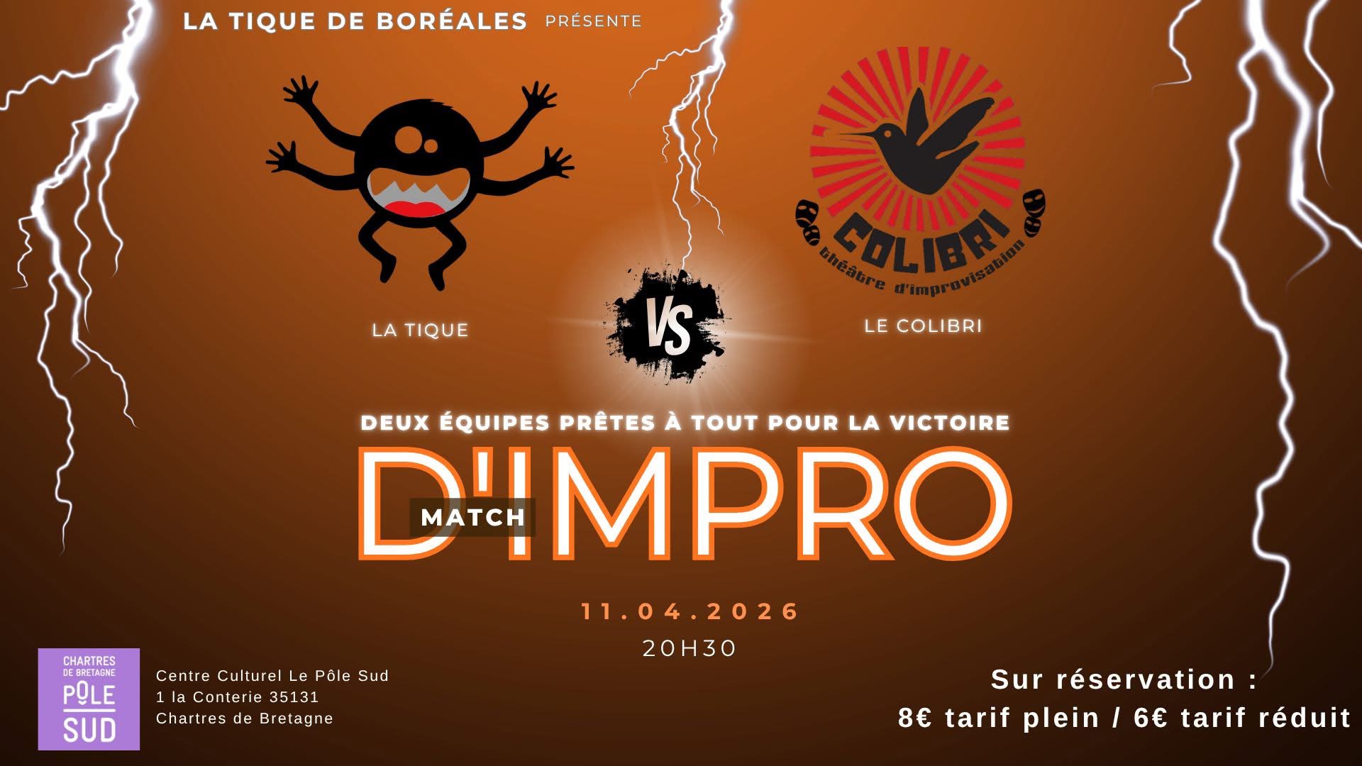 Samedi 11 avril – Match avec La Tique à Chartres de Bretagne